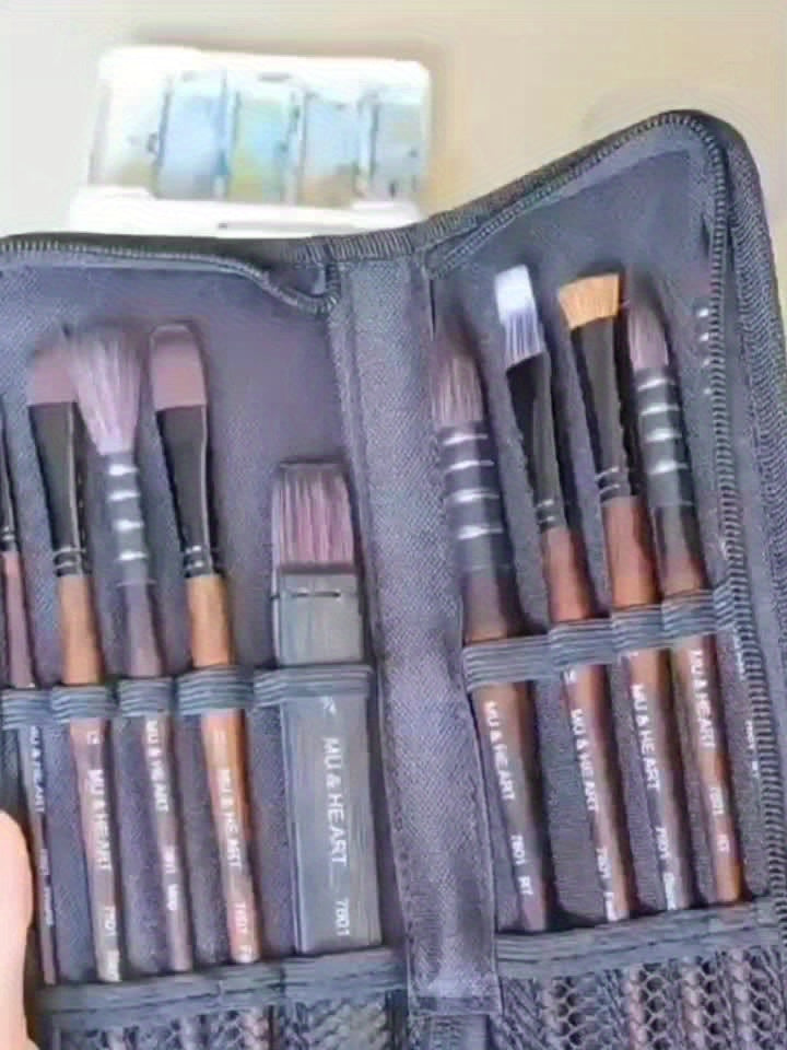 Professional Bamboo Artist Brushes Set for Watercolor and Acrylic