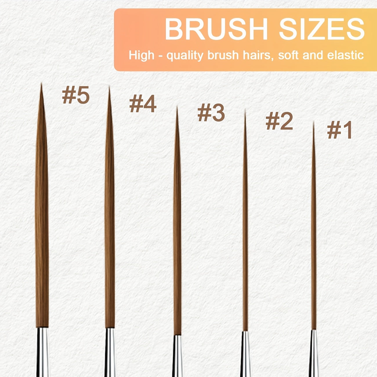Premium Artist Paint Brush Set for Detail Painting Techniques