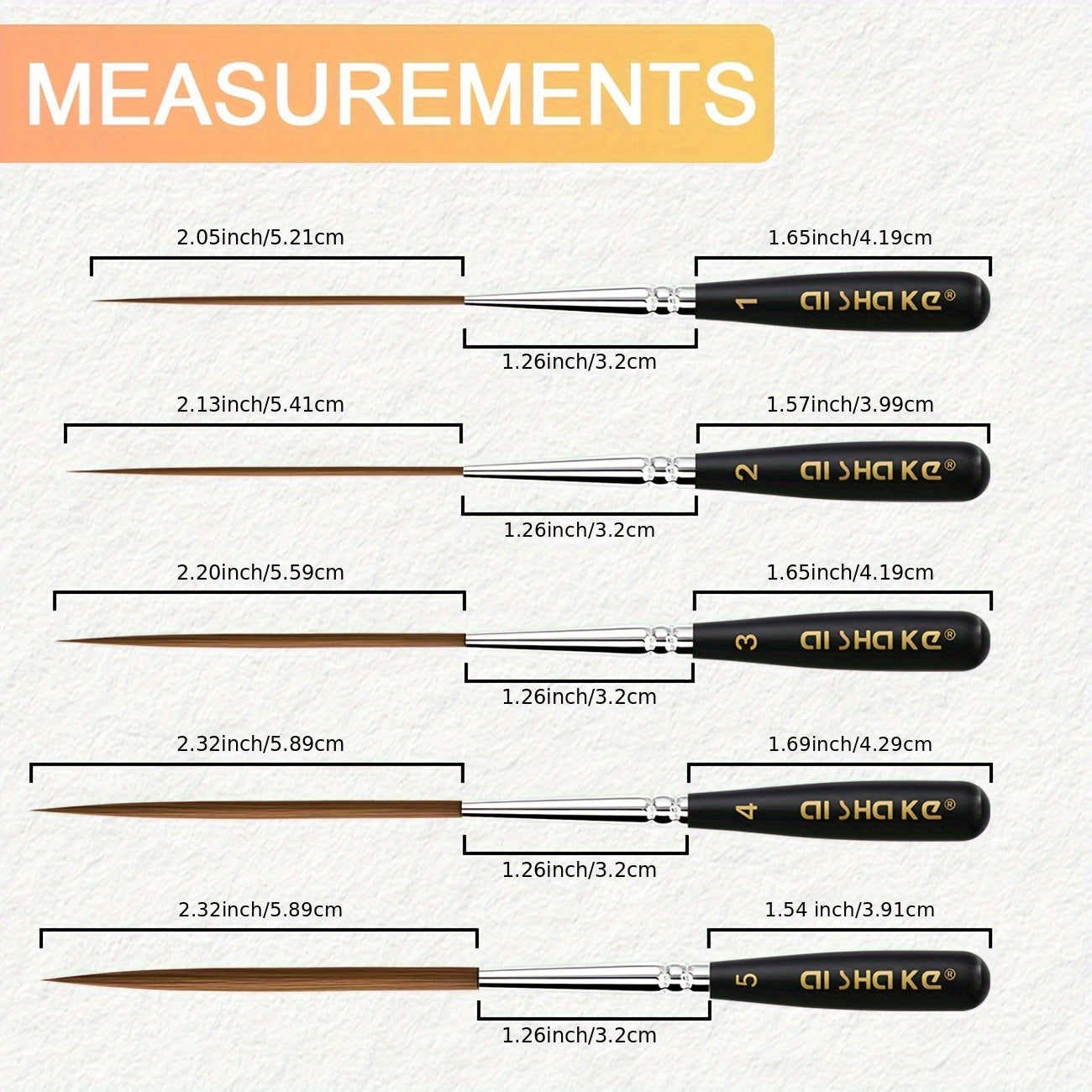 Premium Artist Paint Brush Set for Detail Painting Techniques