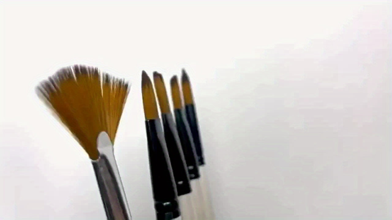 Nylon Brush Art Set for Acrylic Oil and Watercolor Painting