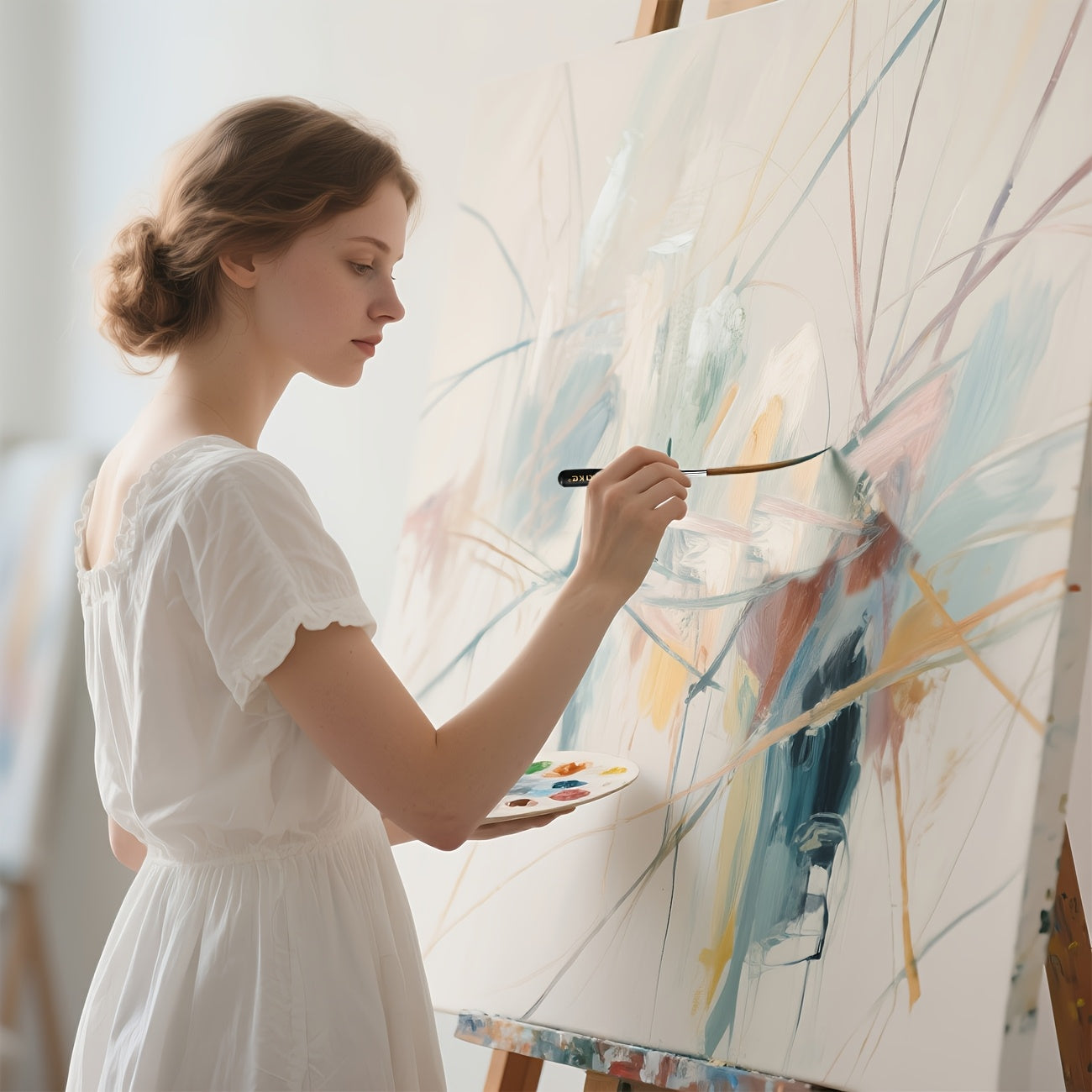 Premium Artist Paint Brush Set for Detail Painting Techniques