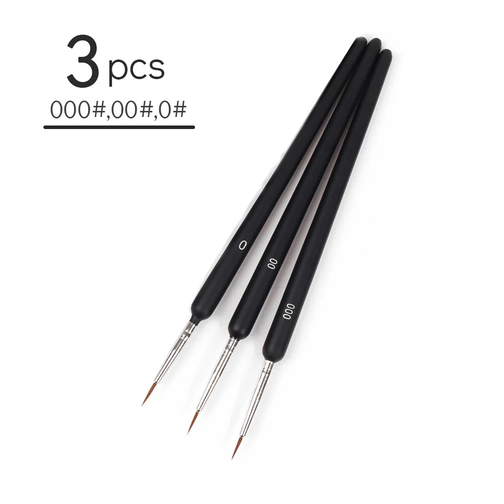 LAPOH Miniature Paint Brushes Set Nylon For Watercolor