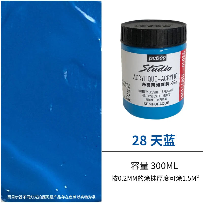 Premium Fluid Acrylic Paint For Canvas Glass Paper Textile