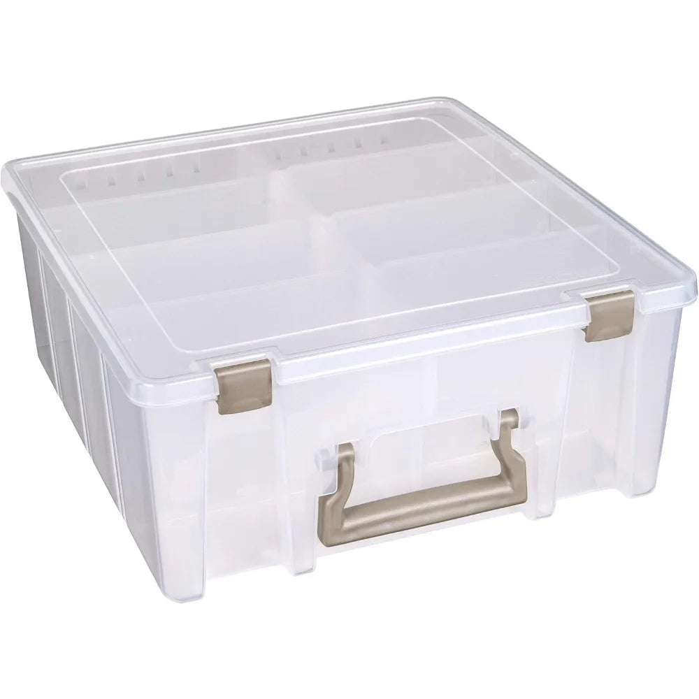 Portable Art And Craft Organizer Cases With Handles