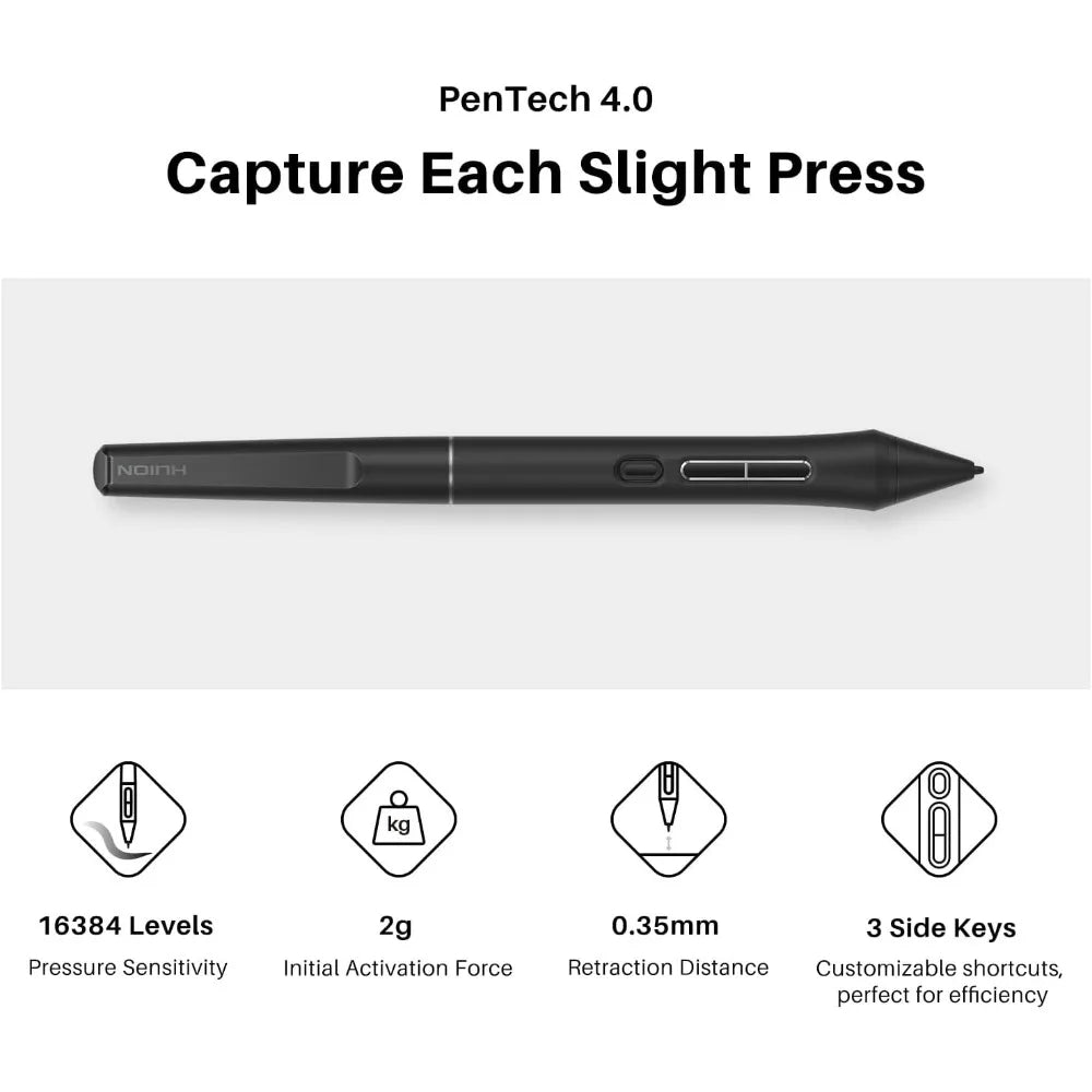 Kamvas Gen 3 Drawing Tablet With Screen Huion Display