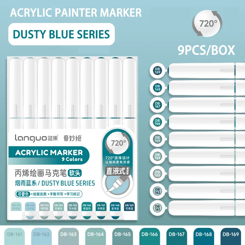 Acrylic Paint Marker Pens Set For DIY Art And Graffiti