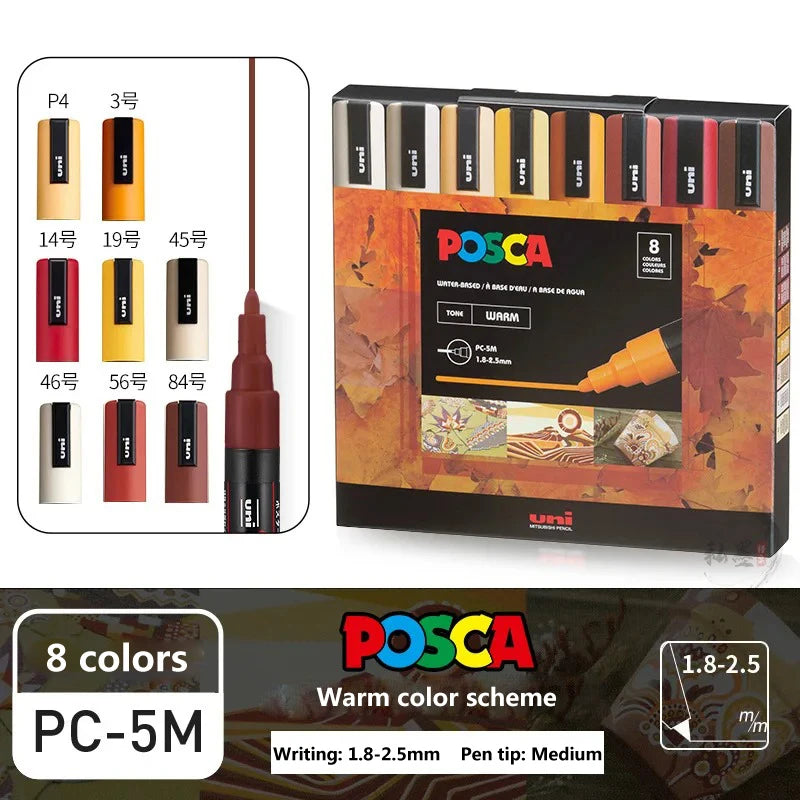 Japan Uni Posca Marker Limited Set For Graffiti Art