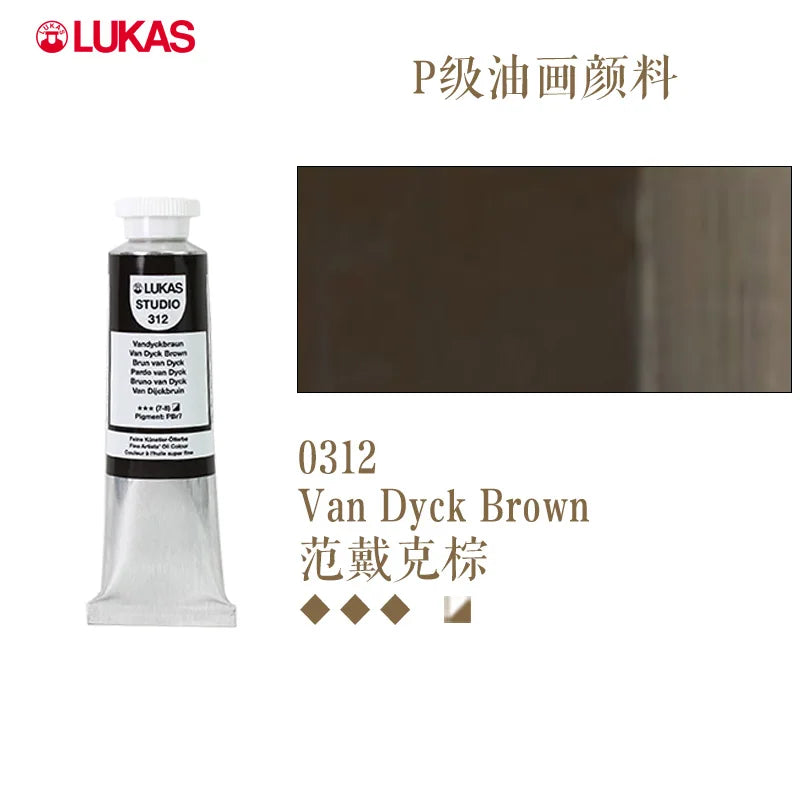 Lukas Professional Oil Painting Pigments Studio Quality