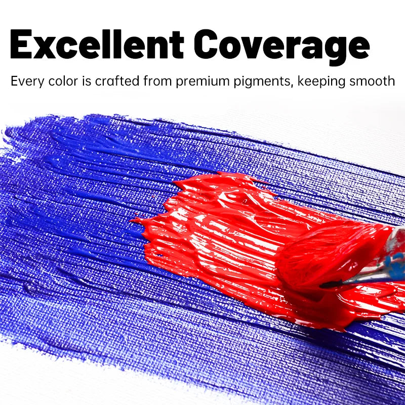Other Vibrant Acrylic Paint Set For Paper Wood Canvas Rock