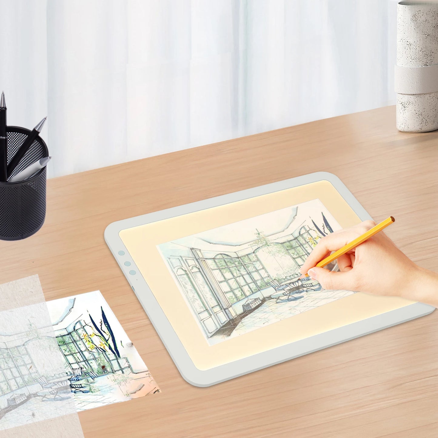 Rechargeable LED Tracing Light Pad For Artists And Crafters