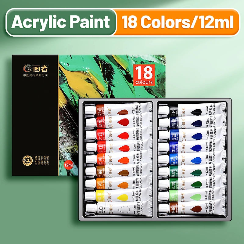 Other Vibrant Acrylic Paint Set For Paper Wood Canvas Rock