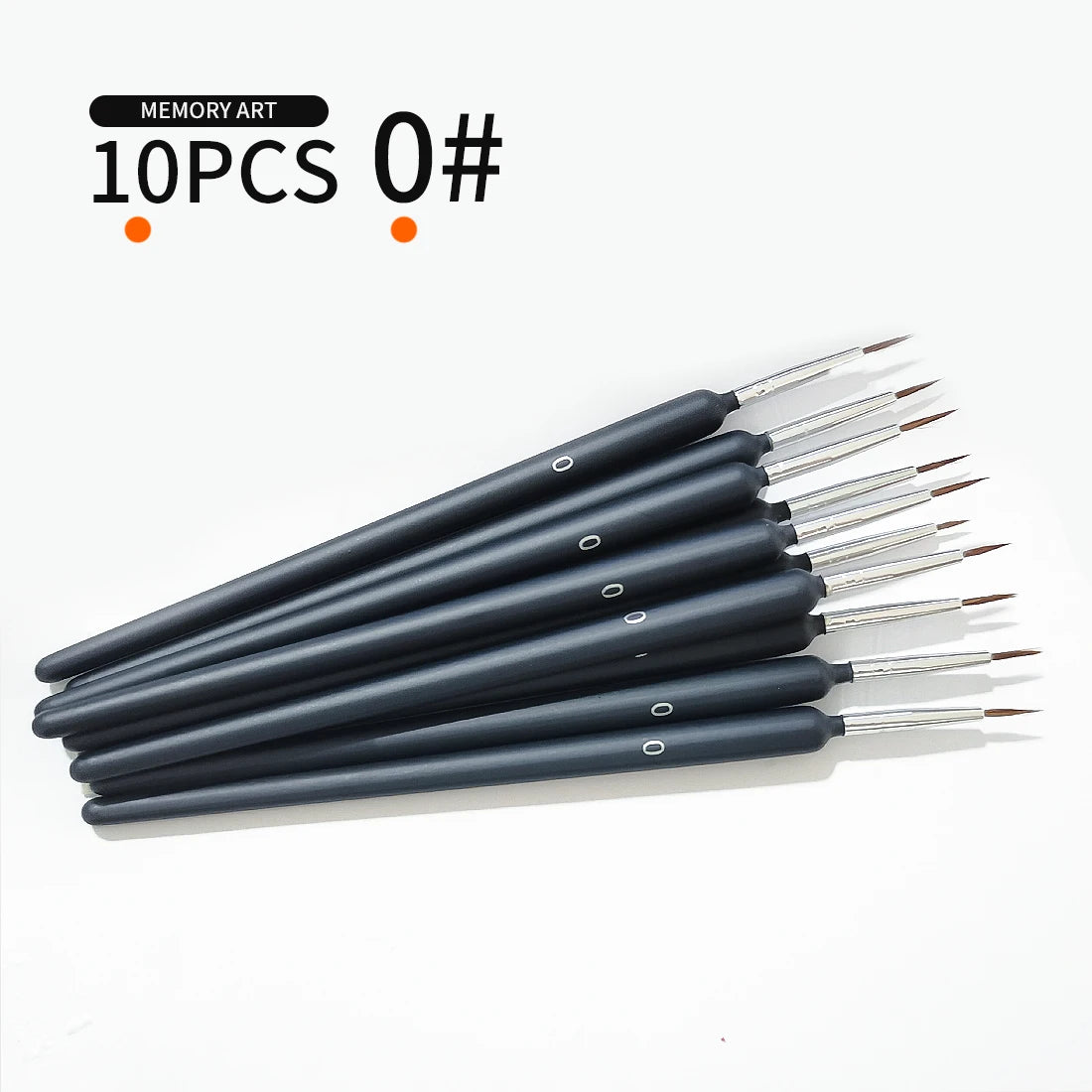 LAPOH Miniature Paint Brushes Set Nylon For Watercolor