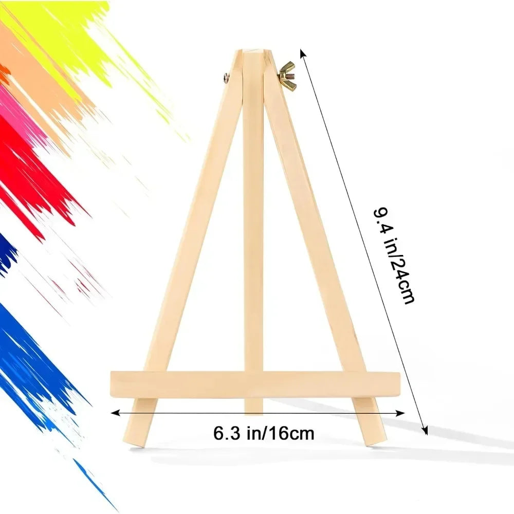 Tabletop Wooden Easels Pack For Painting Crafts And Parties