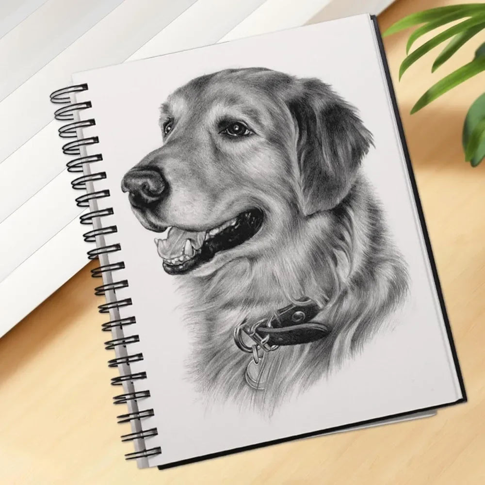 Hign-concerned Spiral Sketchbook 80 Sheets Acid Free Paper