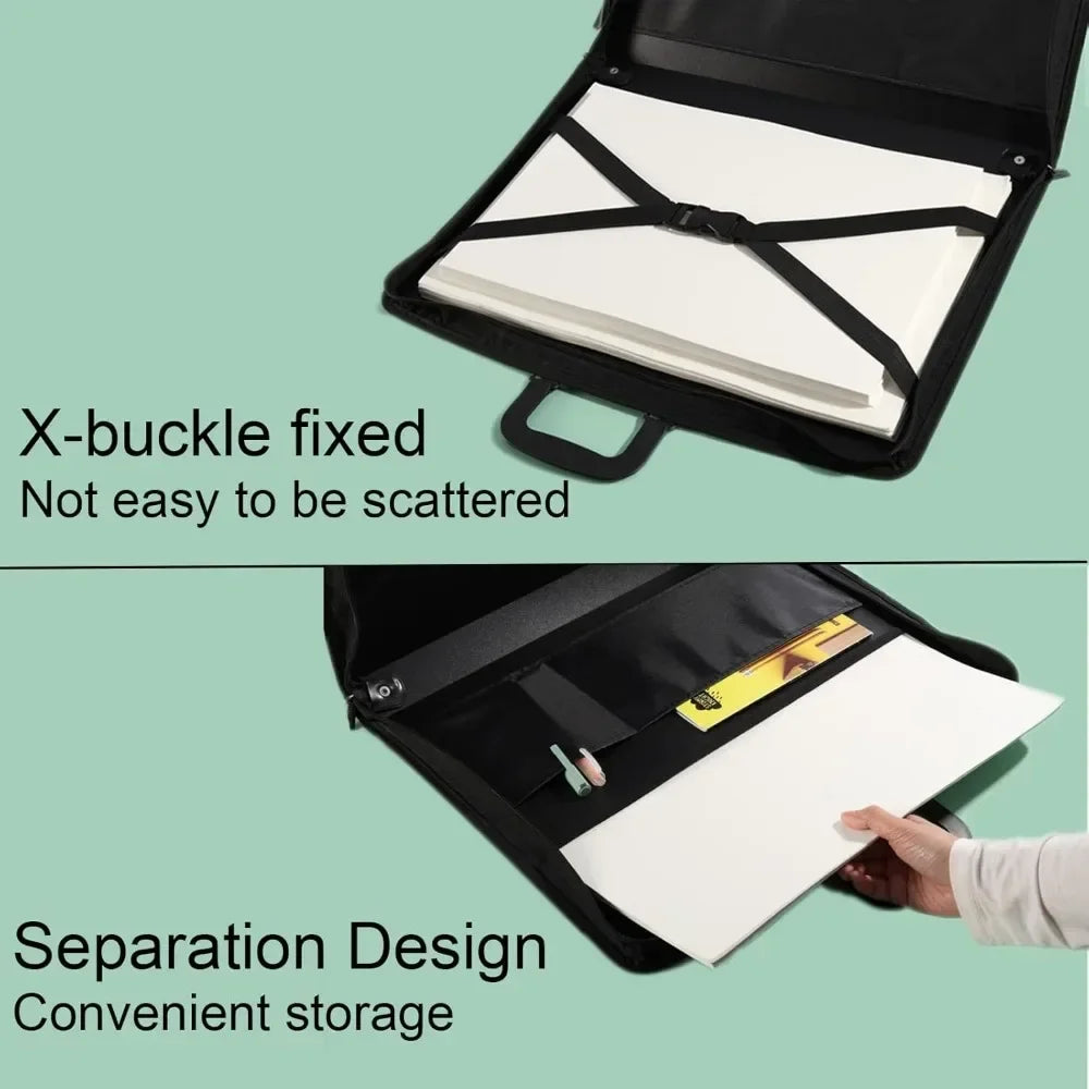 Hign Concerned Art Portfolio Zipper Closure Waterproof
