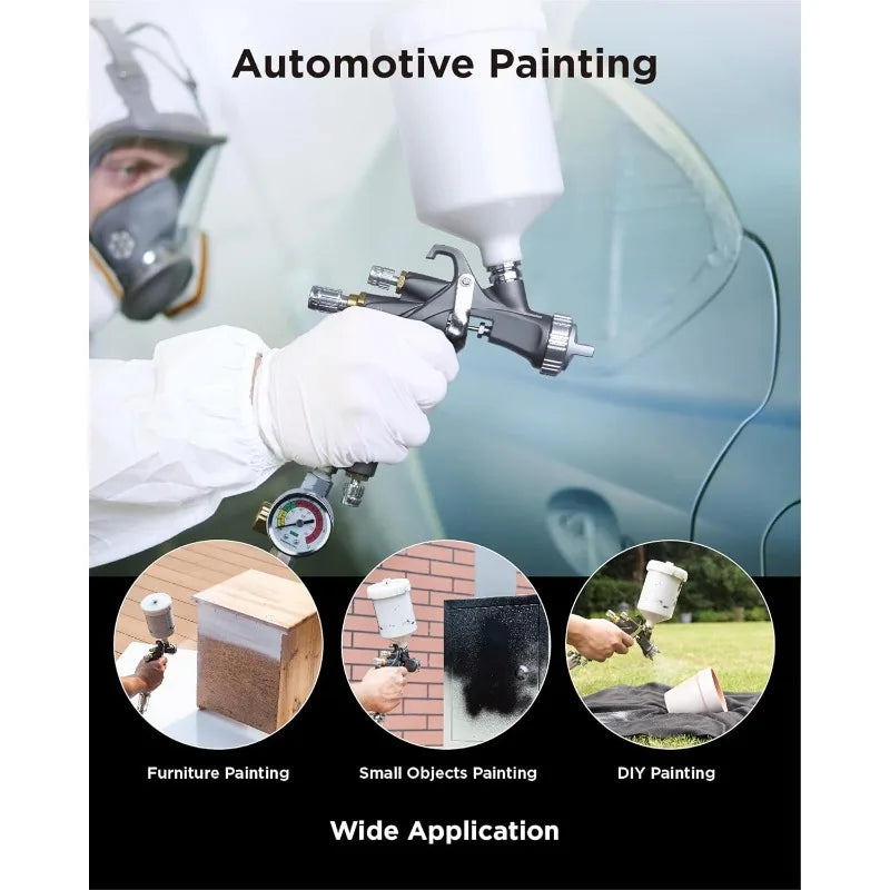 Premium Air Spray Gun Kit For Car And Home Painting