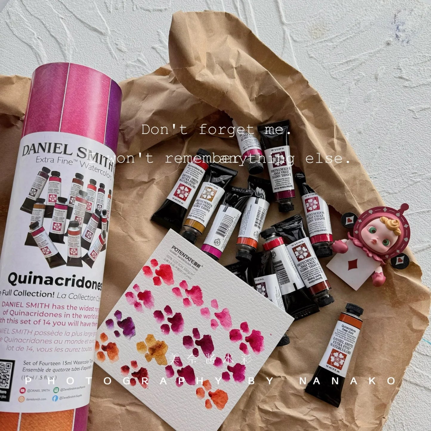 Daniel Smith Artist Watercolor Set Quinacridone Pigment