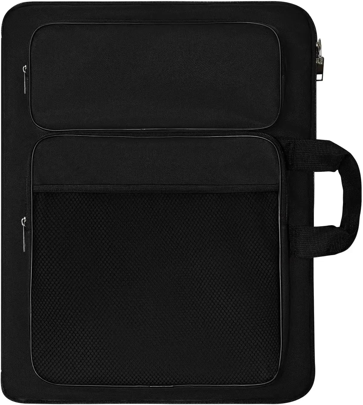 Kids Art Portfolio Tote Bag With Waterproof Canvas Storage