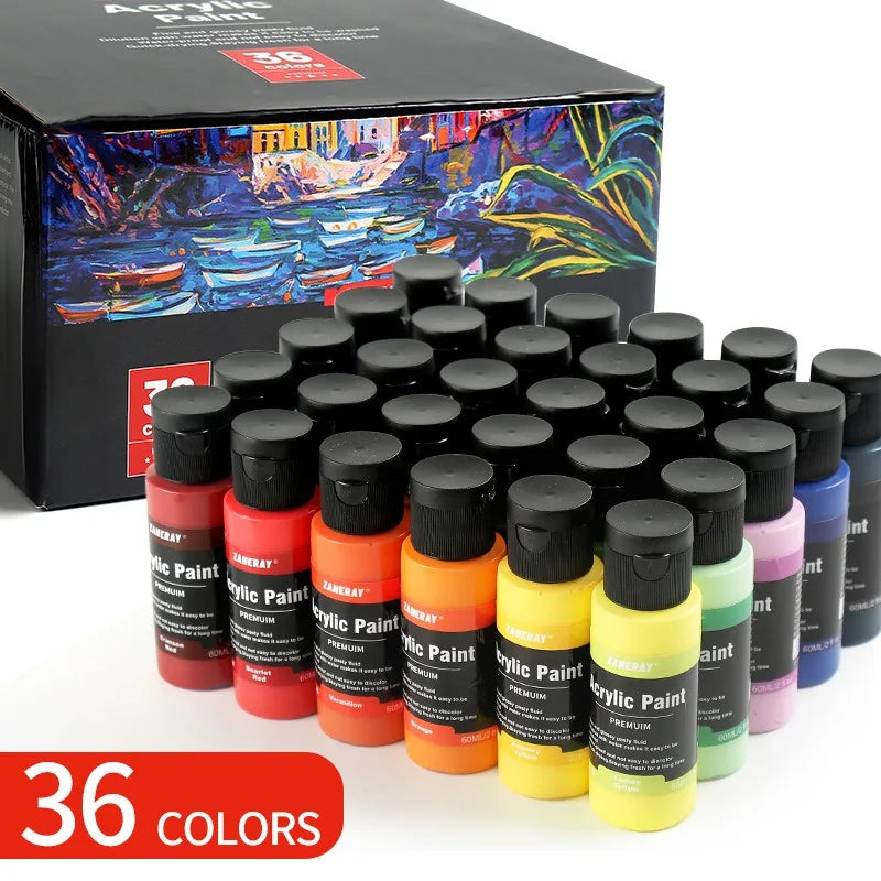Acrylic Pigment Set For Student And Professional Artworks