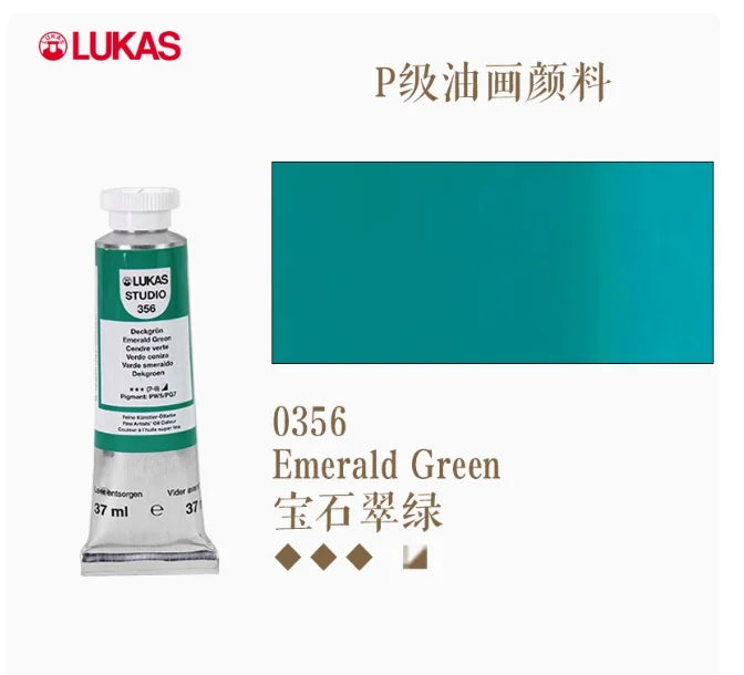 Lukas Professional Oil Painting Pigments Studio Quality