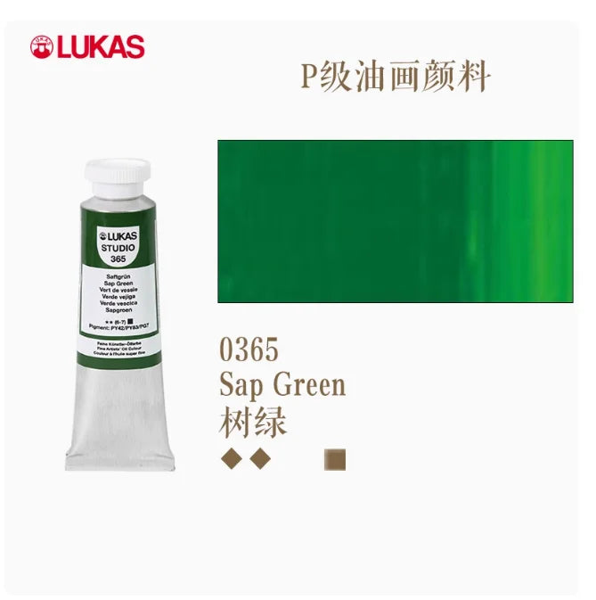 Lukas Professional Oil Painting Pigments Studio Quality