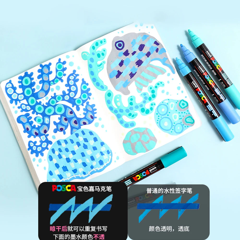 Japan Uni Posca Marker Limited Set For Graffiti Art