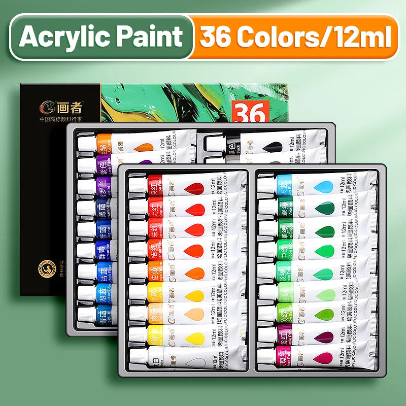 Other Vibrant Acrylic Paint Set For Paper Wood Canvas Rock