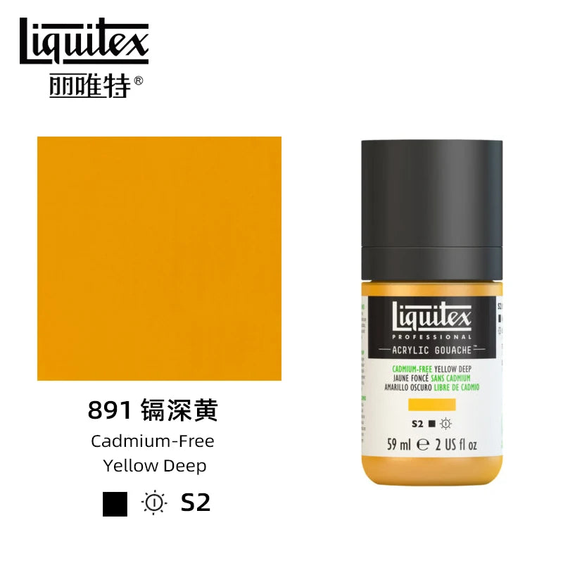 High Pigment Acrylic Gouache Paint Single Bottle Artist