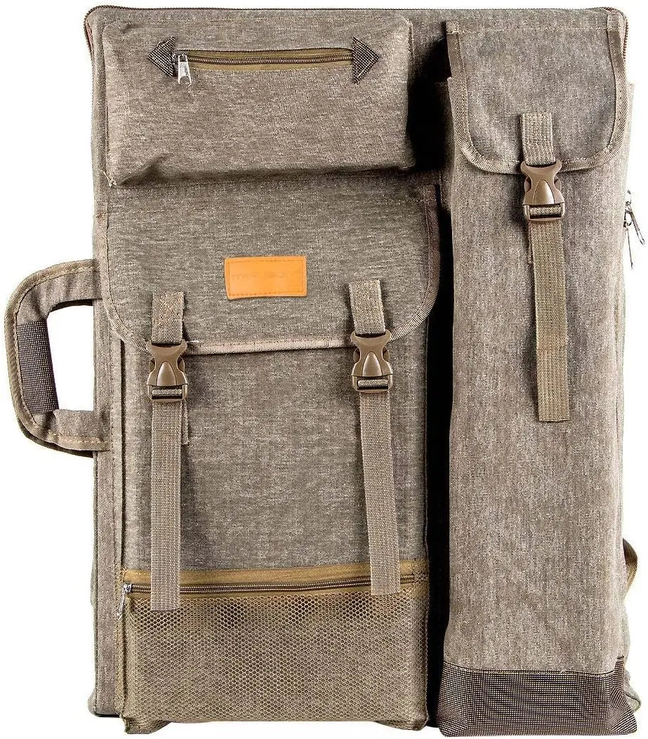 Hign Concerned Art Portfolio Case Canvas Backpack Bag