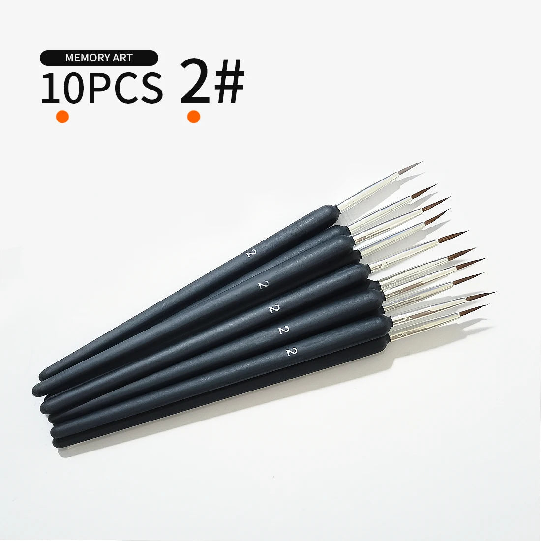 LAPOH Miniature Paint Brushes Set Nylon For Watercolor