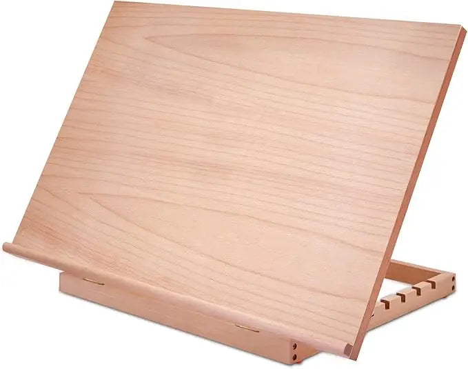Adjustable Wood Drawing Tabletop Easel For Artists Studio