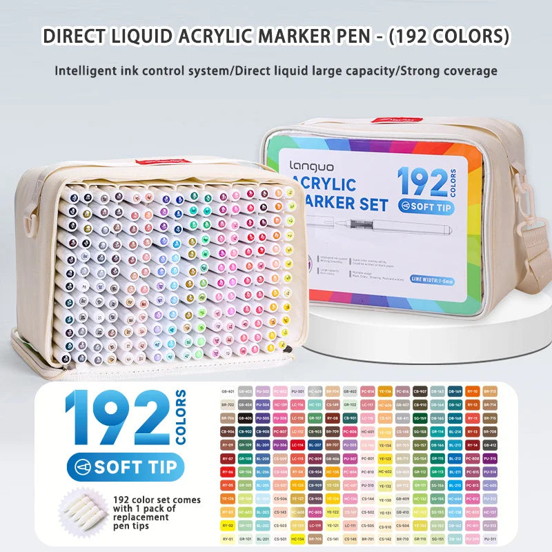 Acrylic Paint Marker Pens Set For DIY Art And Graffiti