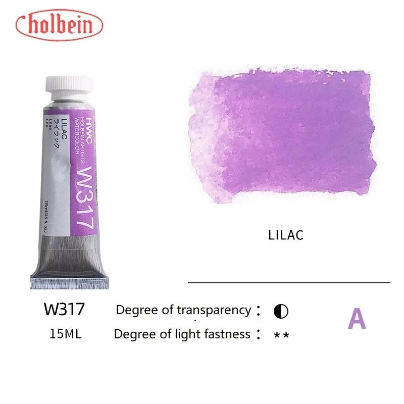 Holbein Transparent Watercolor Paint Artists Tubes Japan