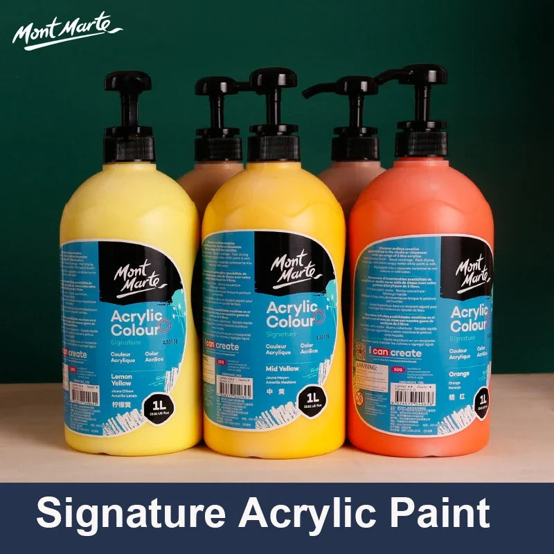Mont Marte Acrylic Paint For Students Artists Fast Drying