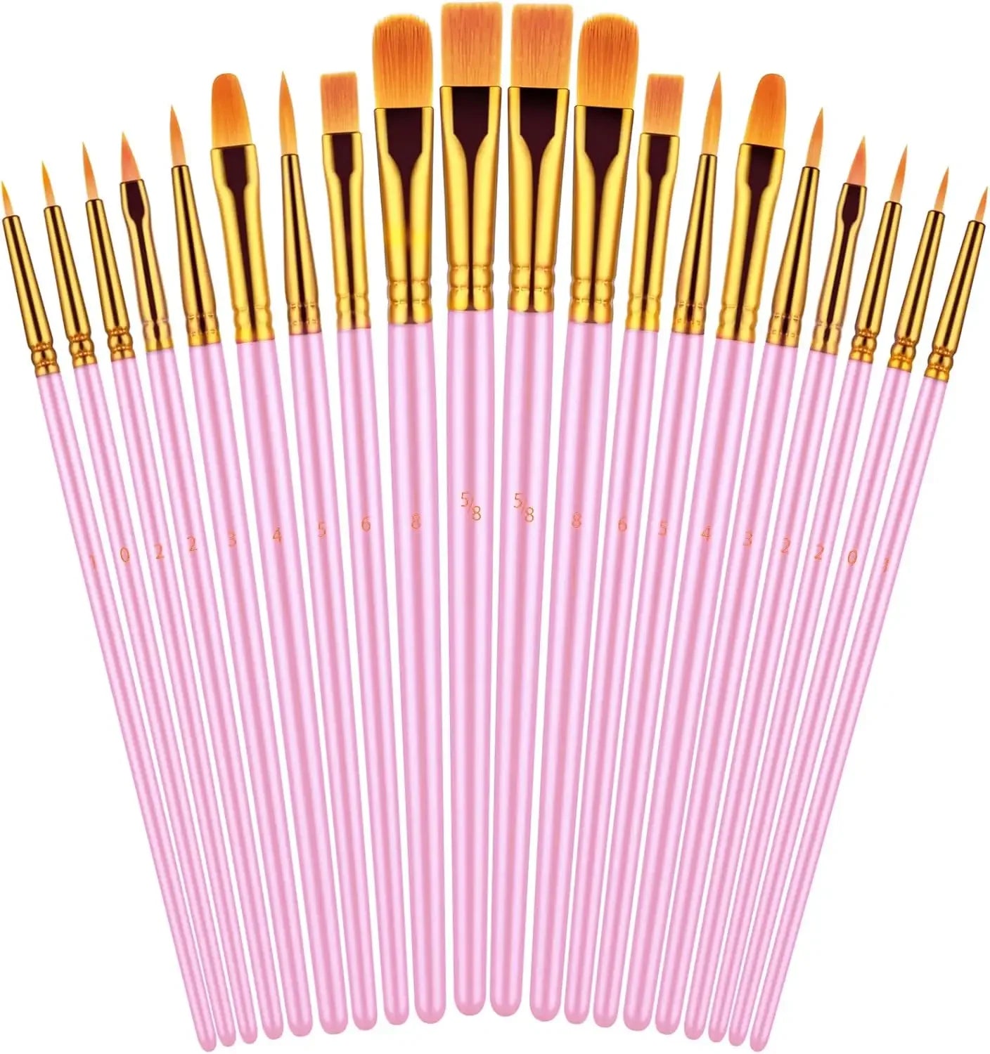 Professional Artist Paint Brush Set Oil Watercolor Acrylic