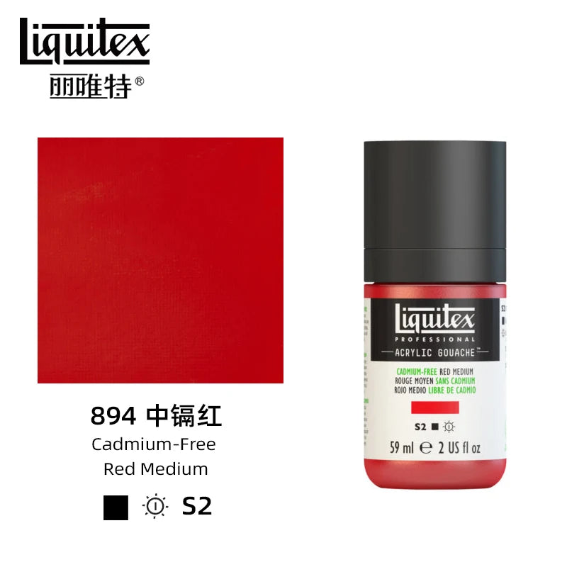 High Pigment Acrylic Gouache Paint Single Bottle Artist
