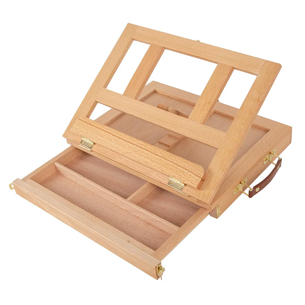 Hign Concerned Solid Beech Artist Storage Box HXC1 Case