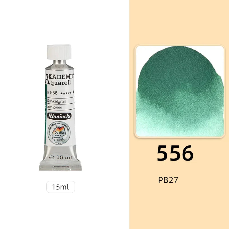 Schmincke KADEMIE Academy Grade Watercolor Paint 15ml Tubes