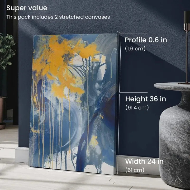 Stretched Cotton Canvas For Acrylic Oil Painting Artists