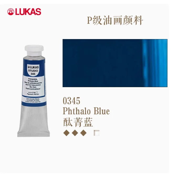 Lukas Professional Oil Painting Pigments Studio Quality