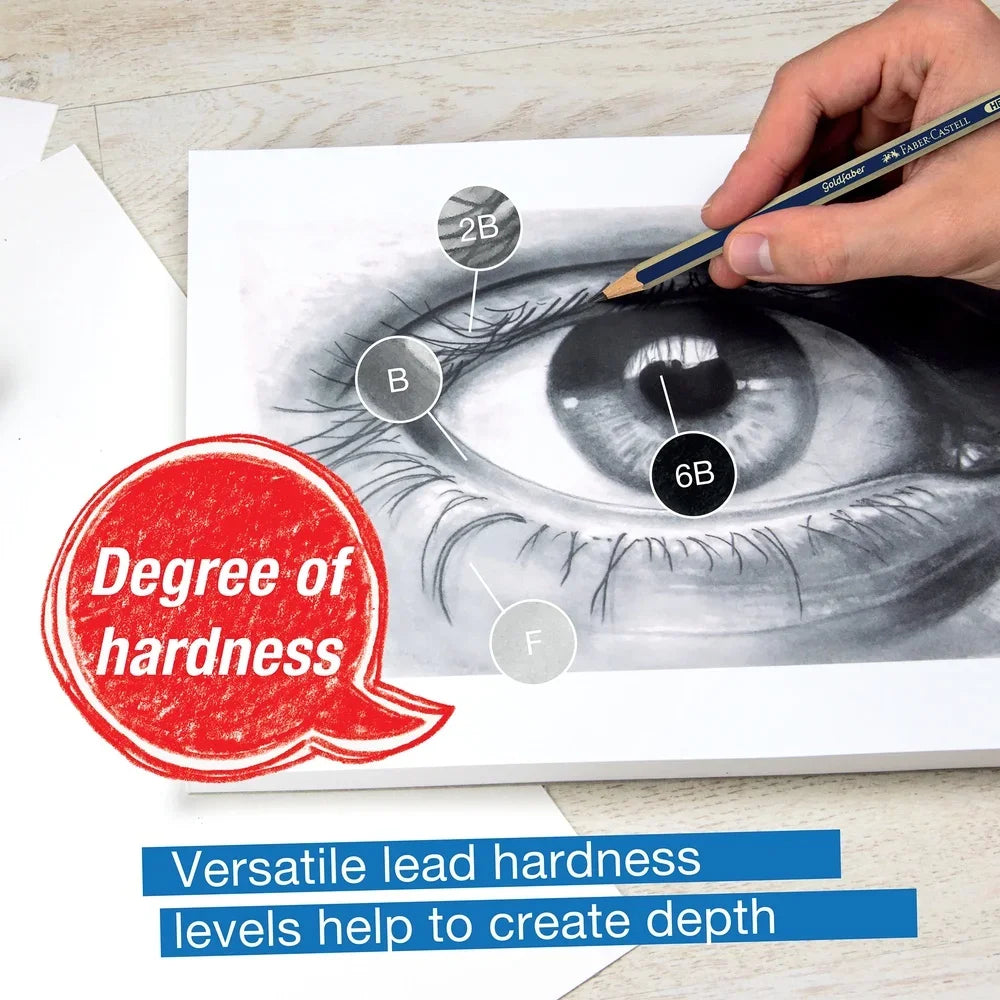 Graphite Sketching Pencil Set For Beginners And Artists