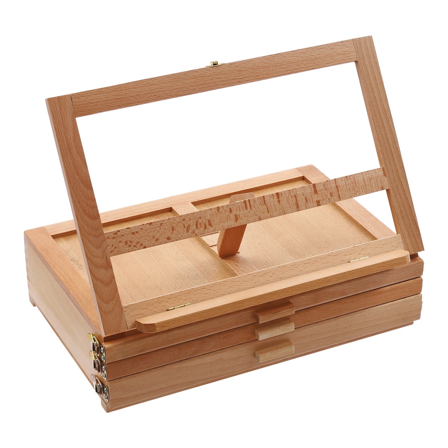 Wooden Painting Board Stand with Storage Drawers for Artists