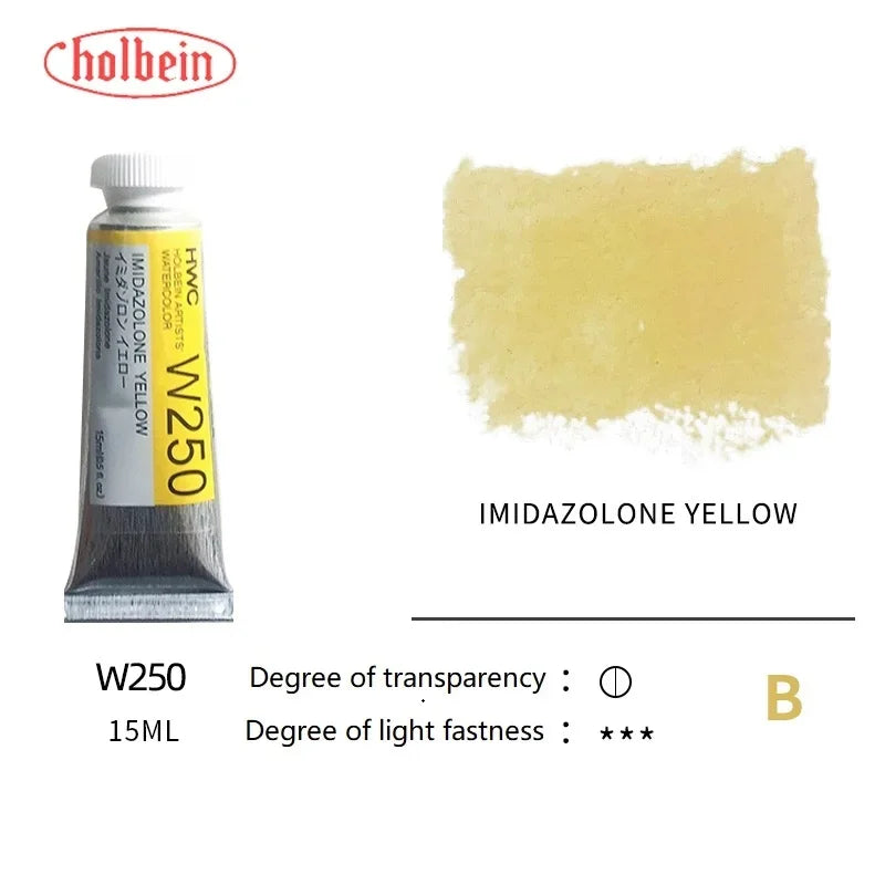 Holbein Transparent Watercolor Paint Artists Tubes Japan