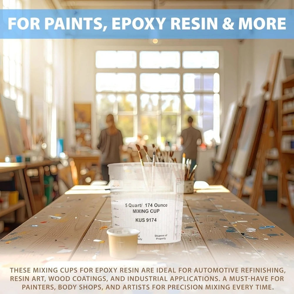 Hign-concerned Paint Mixing Cups For Automotive Epoxy