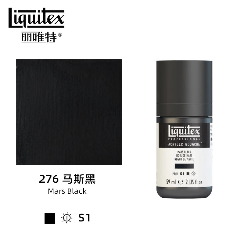 High Pigment Acrylic Gouache Paint Single Bottle Artist
