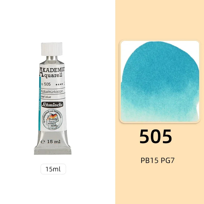 Schmincke KADEMIE Academy Grade Watercolor Paint 15ml Tubes