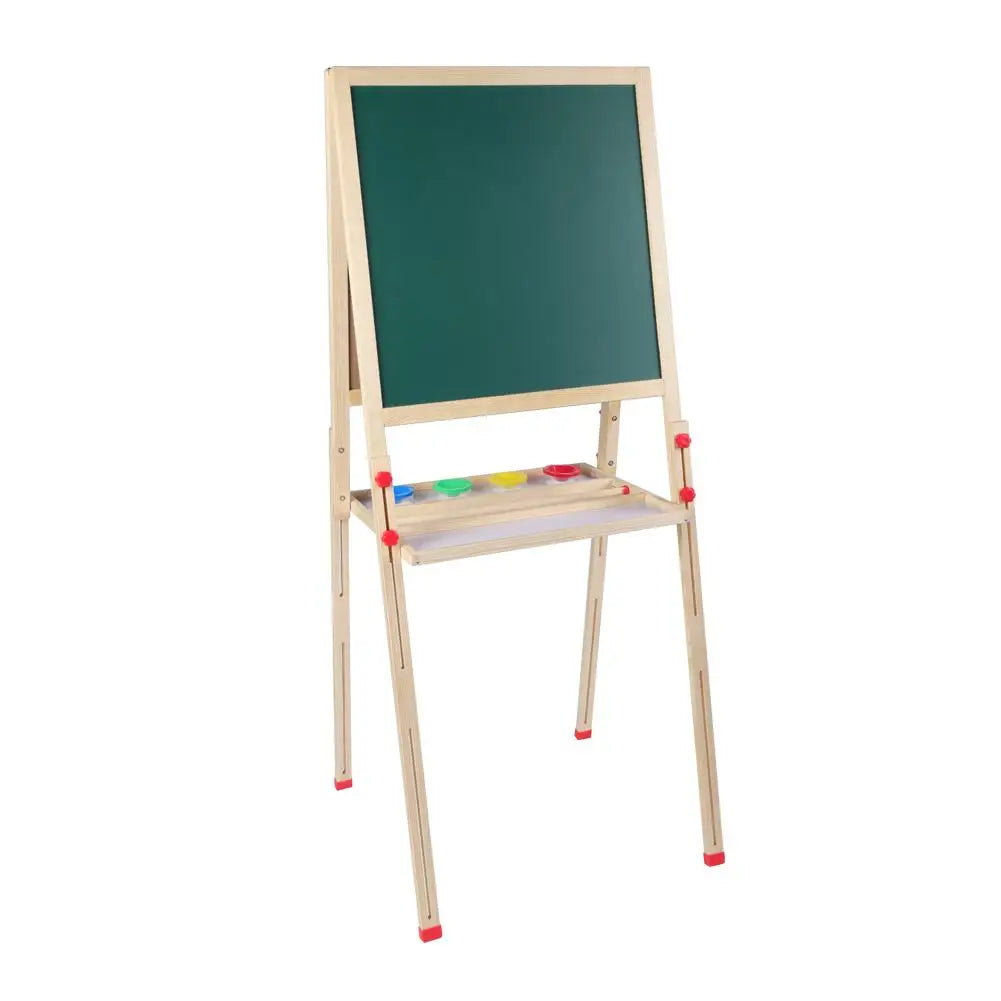 All In One Wooden Kids Art Easel With Magnetic Eraser
