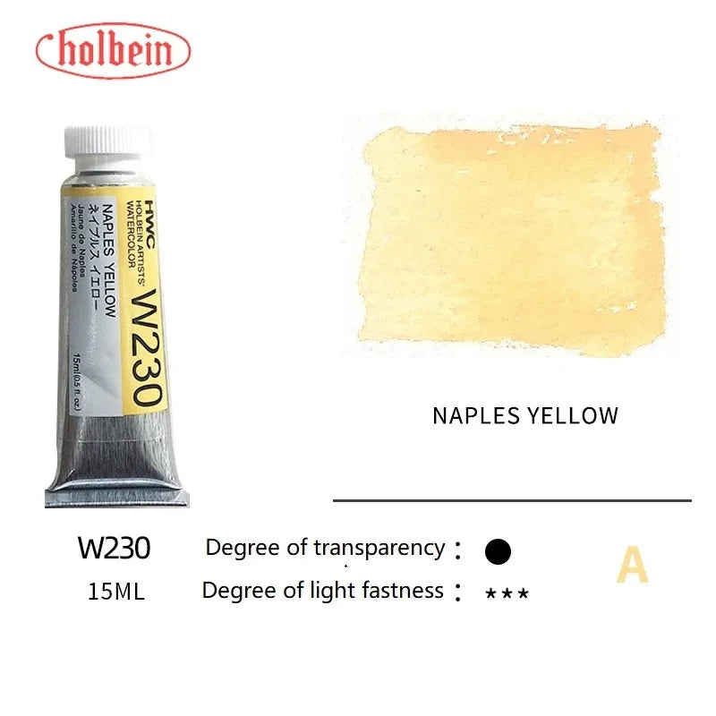 Holbein Transparent Watercolor Paint Artists Tubes Japan