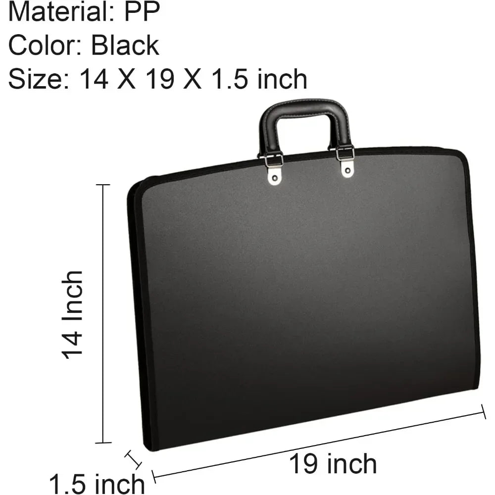 Hign Concerned Art Portfolio Zipper Closure Waterproof