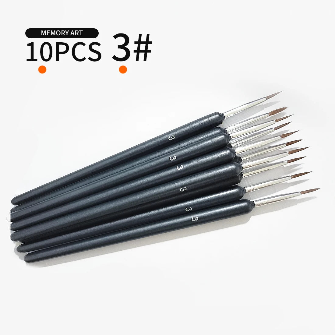 LAPOH Miniature Paint Brushes Set Nylon For Watercolor